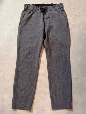 Lululemon “on the fly” pants. Size 6. Grey. Ankle length